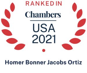 Top Ranked Chambers USA 2021 Homer Bonner Jacobs Ortiz